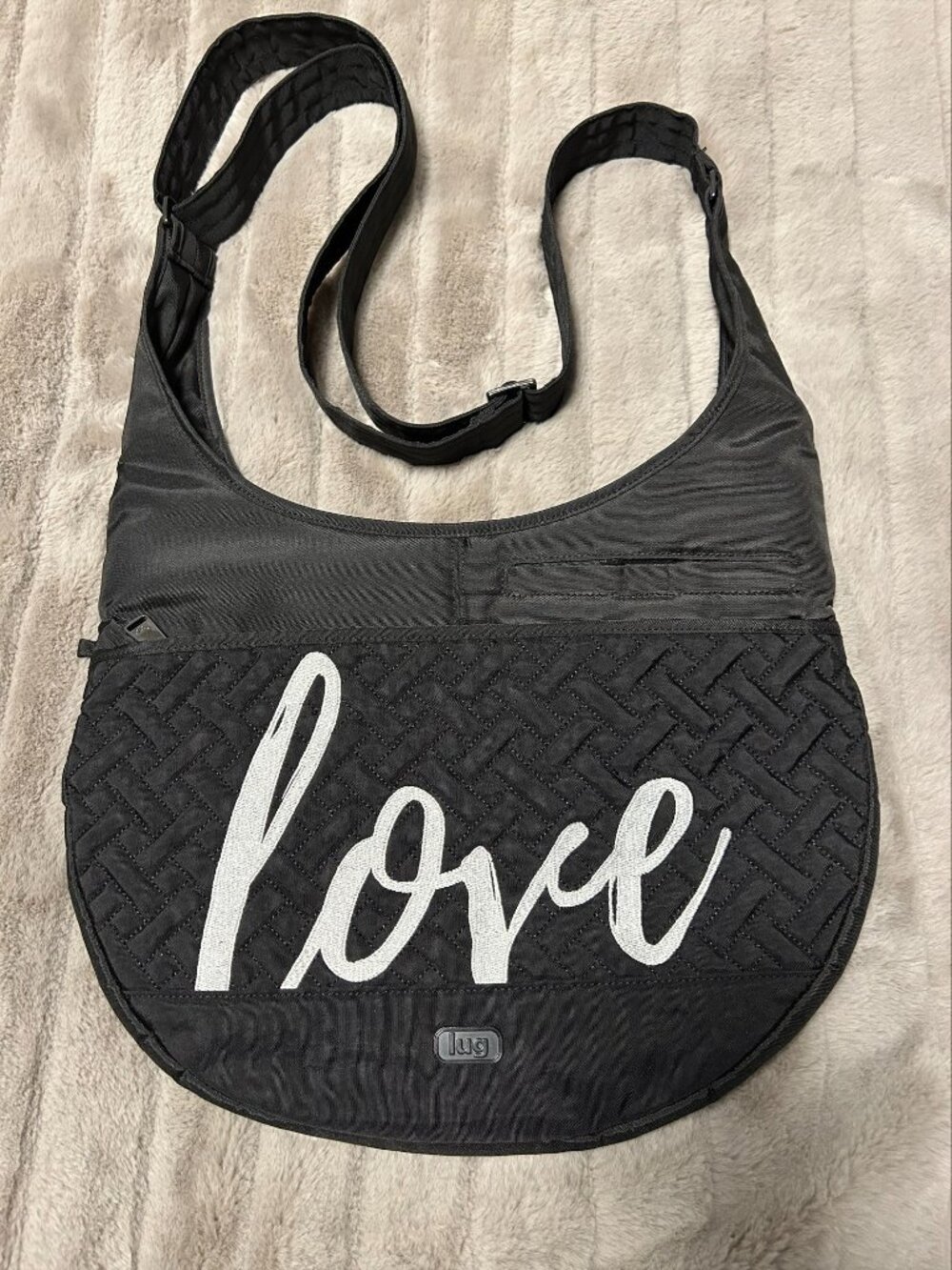 Lug "Love"  Canopy Crossbody Bag NWOT